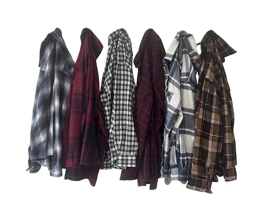 PICK ONE: Vintage Acrylic Men's Flannel Shirt