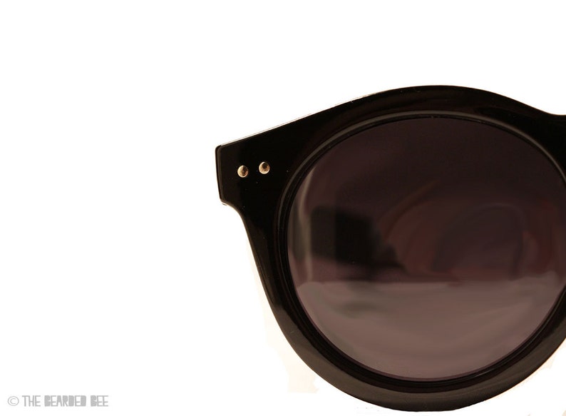 Dark Lens Retro Rounded Sunglasses for Women in Black or Tortoise Shell Color image 4