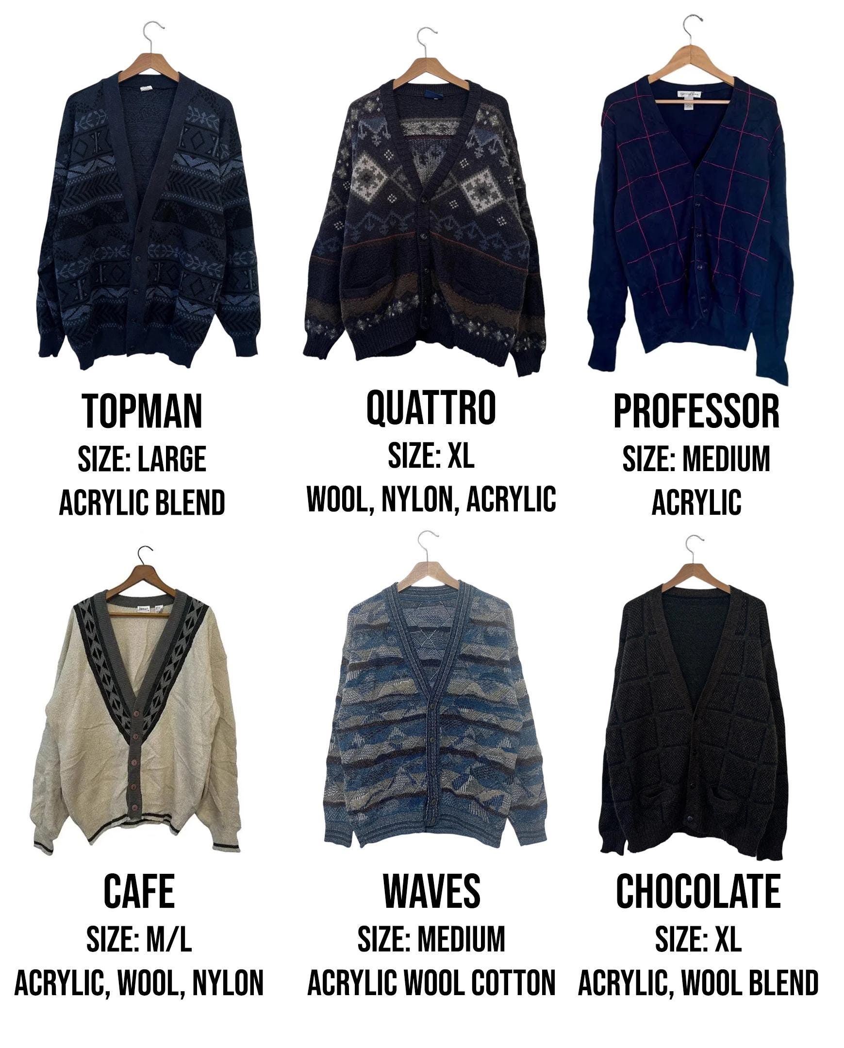 PICK ONE: Vintage Cardigan Sweaters Men Women Unisex 90s