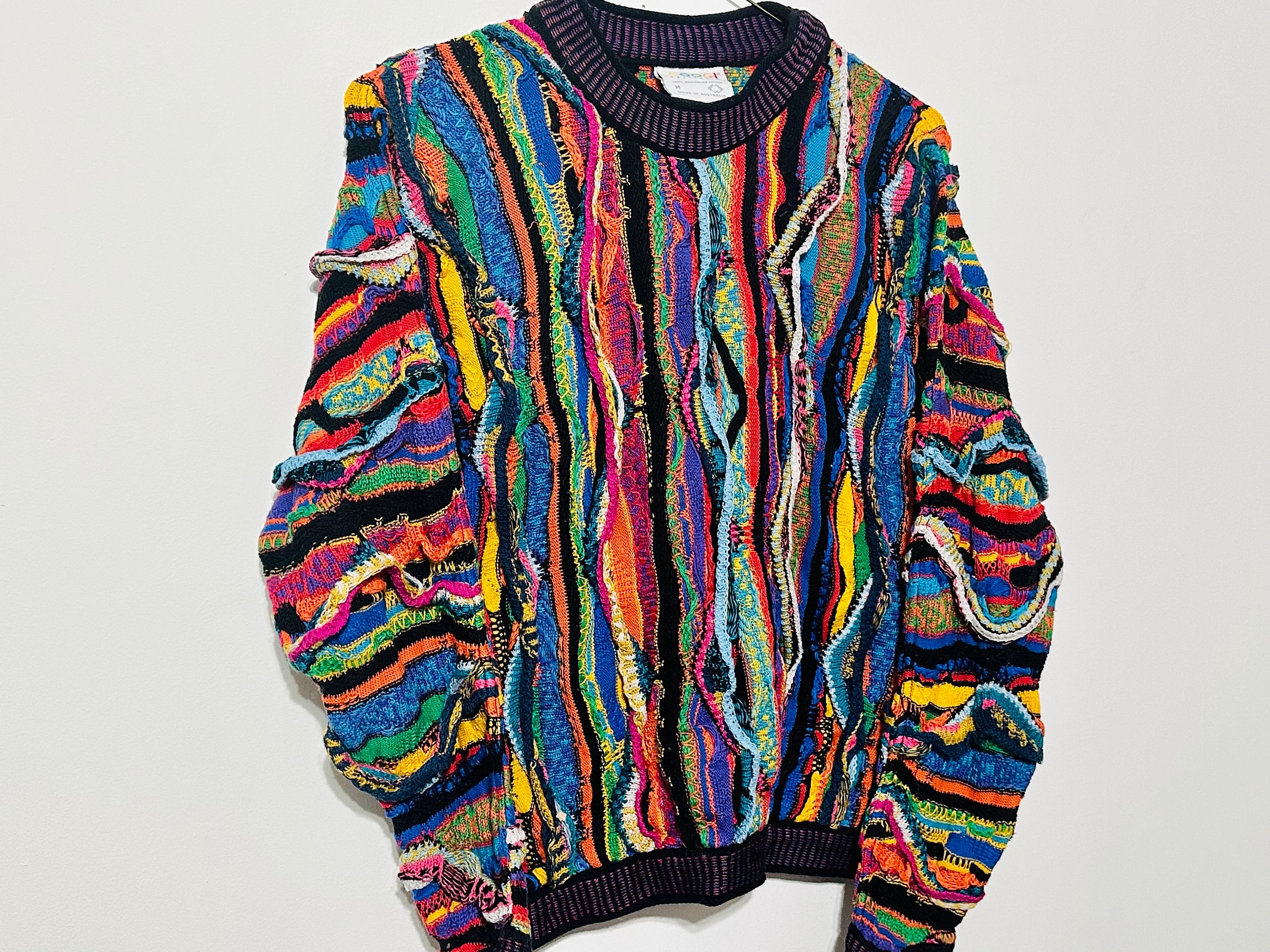 Authentic Vintage Rainbow Coogi Sweater Unisex Size Medium