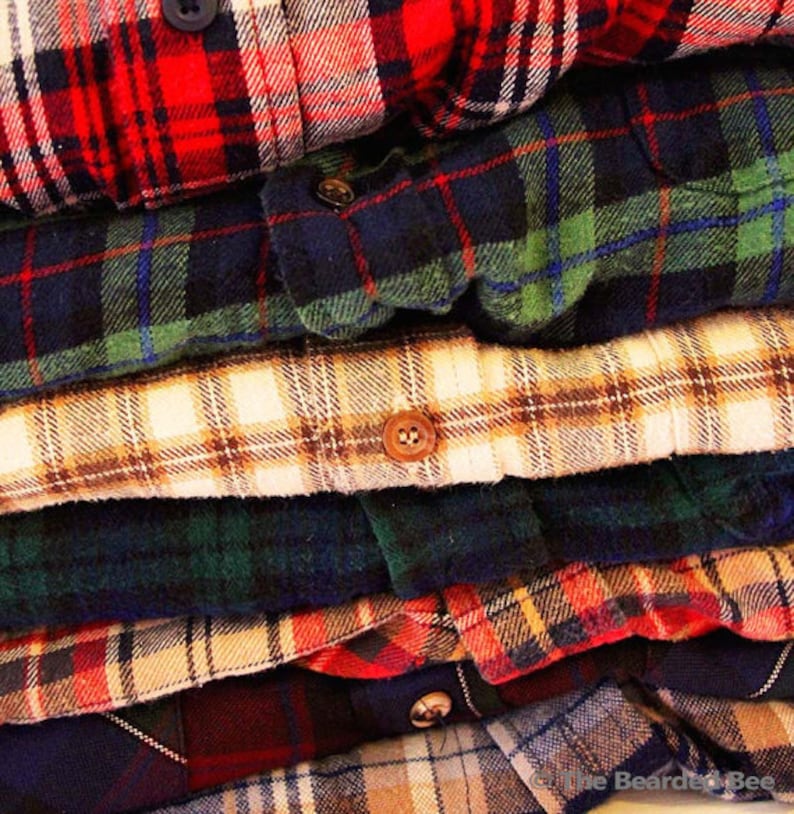 Mystery Flannel Shirt Unisex Plaid Button Down Flannels for Men and Women image 4