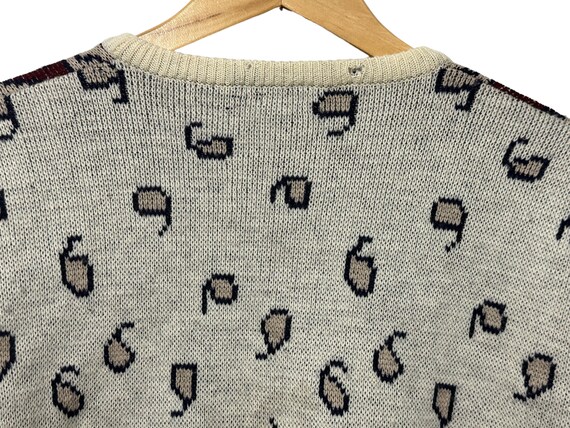 Vintage Valentino Uomo 90's Wool Sweater Size Small - Damaged Item