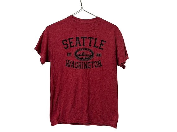 Vintage Seattle Washington Tshirt Red Size Medium