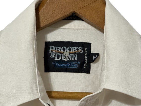 Vintage Brooks and Dunn Western Shirt Cowboy Boot… - image 5