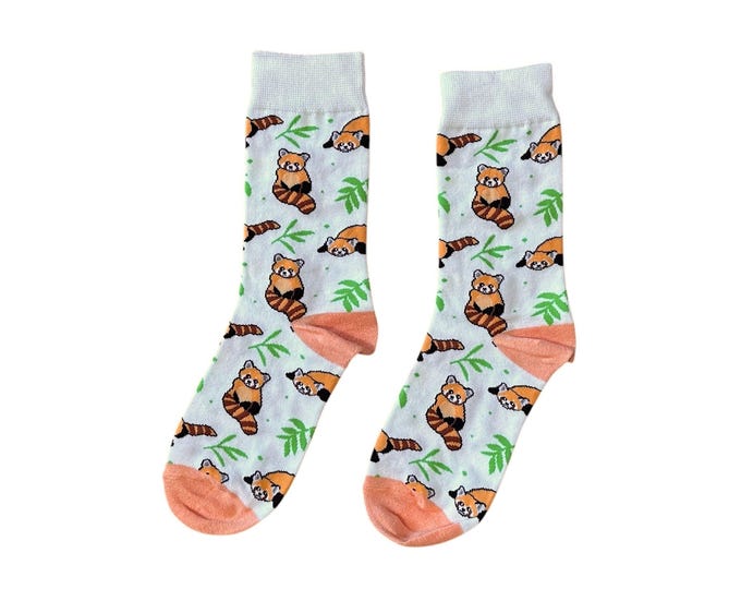 Women's Red Panda Socks