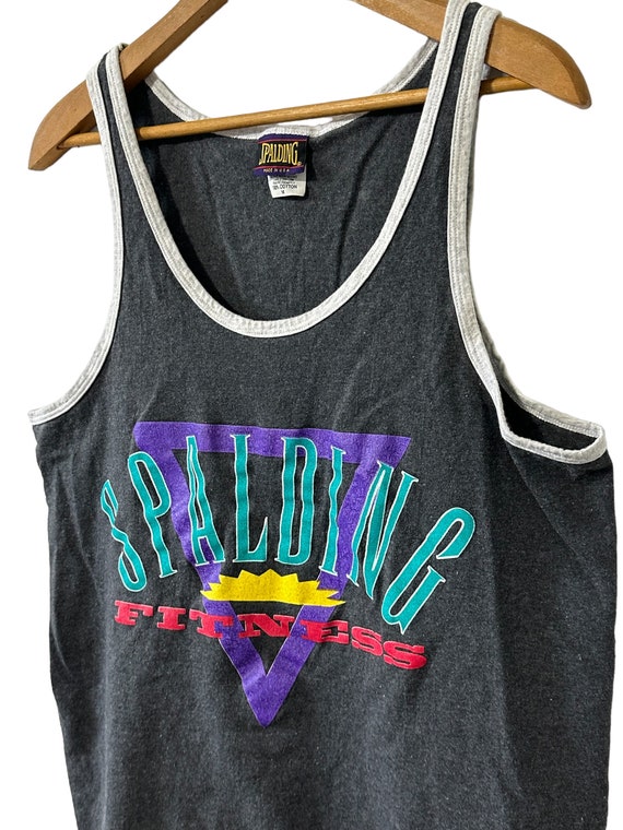 Vintage 90s Spalding Fitness Sports Athletic Cott… - image 3