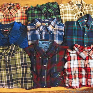 Mystery Flannel Shirt Unisex Plaid Button Down Flannels for Men and Women image 5