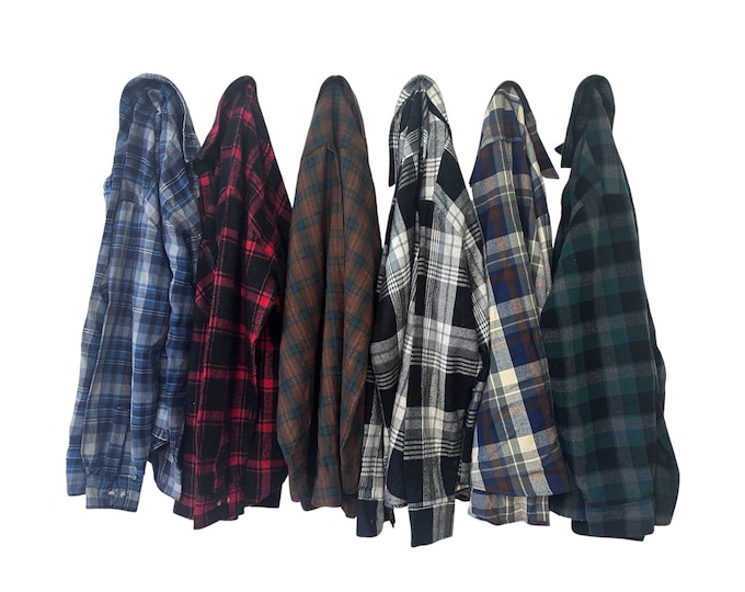 PICK ONE: Vintage Acrylic Men's Flannel Shirt