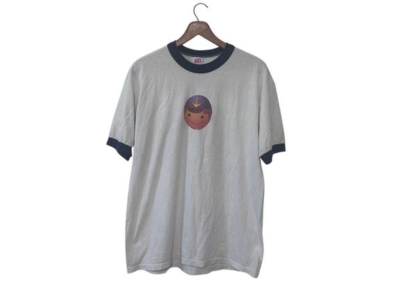 Vintage PRIMUS 90s Band Tee Blue Ringer Tshirt Size Large T-shirt
