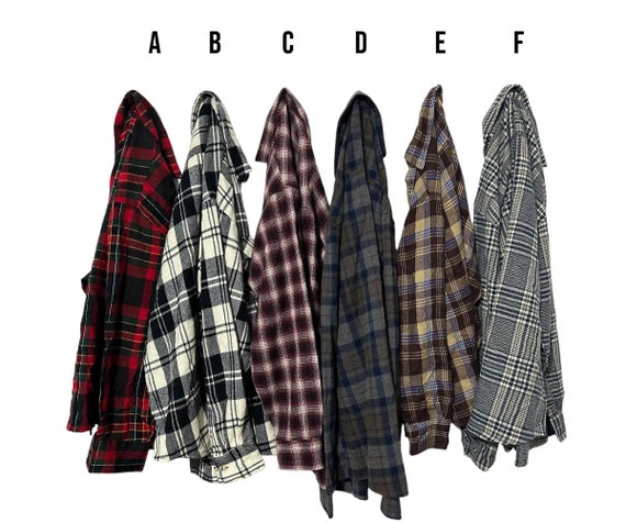 PICK ONE: Vintage Winter Colors Acrylic Unisex Flannel Shirt
