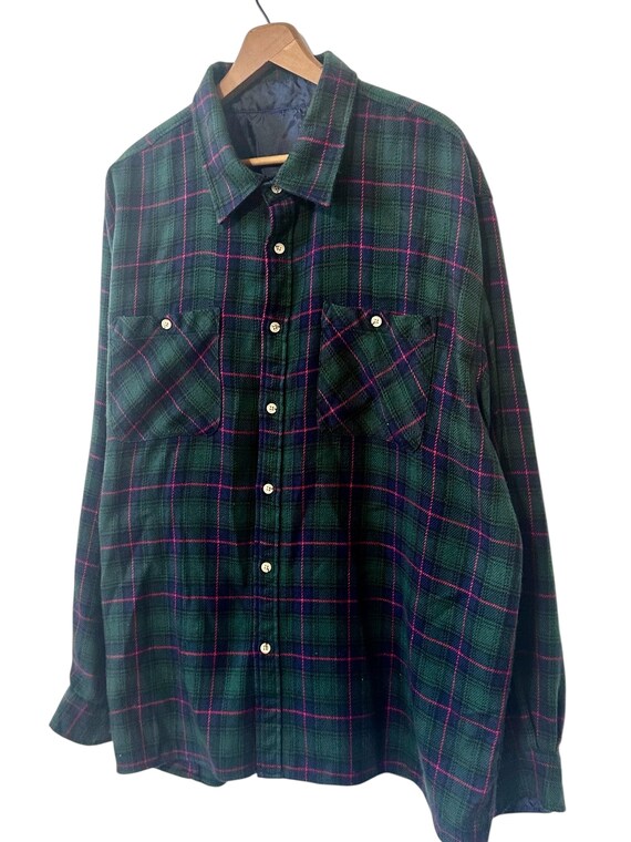 ハンターグリーン ネイビーブルー レッド タータンチェック アクリル