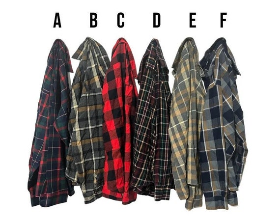 PICK ONE: Vintage Acrylic Men's Flannel Shirt