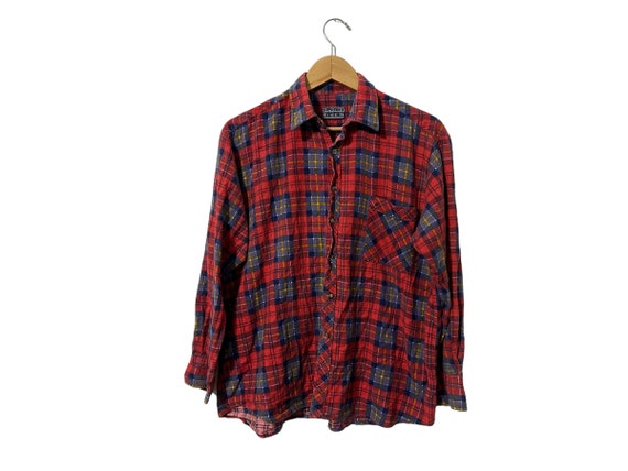 PICK ONE: Vintage Worn 80s 90s Grunge Flannel Shi… - image 5