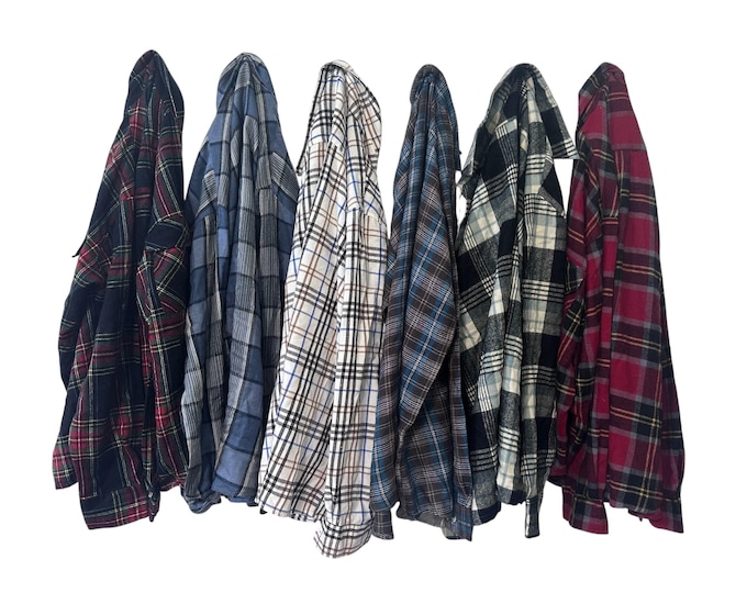 PICK ONE: Vintage Acrylic Men's Flannel Shirt