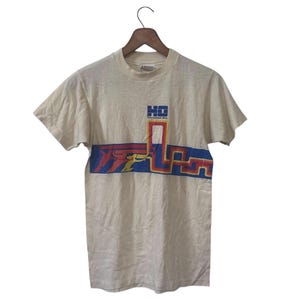 70s 80s Vintage T-shirt HO Tournament Skis Size Small Skiing Short Sleeve Shirt