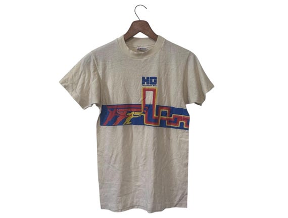 70s 80s Vintage T-shirt HO Tournament Skis Size Small Skiing Short Sleeve Shirt