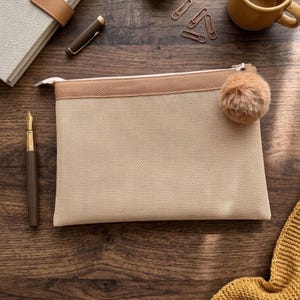 PVC Mesh Document Pouch,  Heavy Duty Zipper iPad Sleeve,  Closed Weave Organizer for Books & Papers, Waterproof Minimalist Travel Pouch