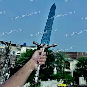 Moonlight Greatsword Replica - Dark Moon Sword Elden Ring & Full Metal Life-Size Sword ,Gamer Gift ,Cosplay Sword Best Gift For Him....