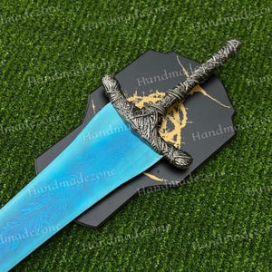 Custom Handmade 44&quot;Full Metal Dark Moon Sword From Dark Souls, Dark Souls Cosplay, Gift for him, Moonlight Greatsword inspired By Elden Ring