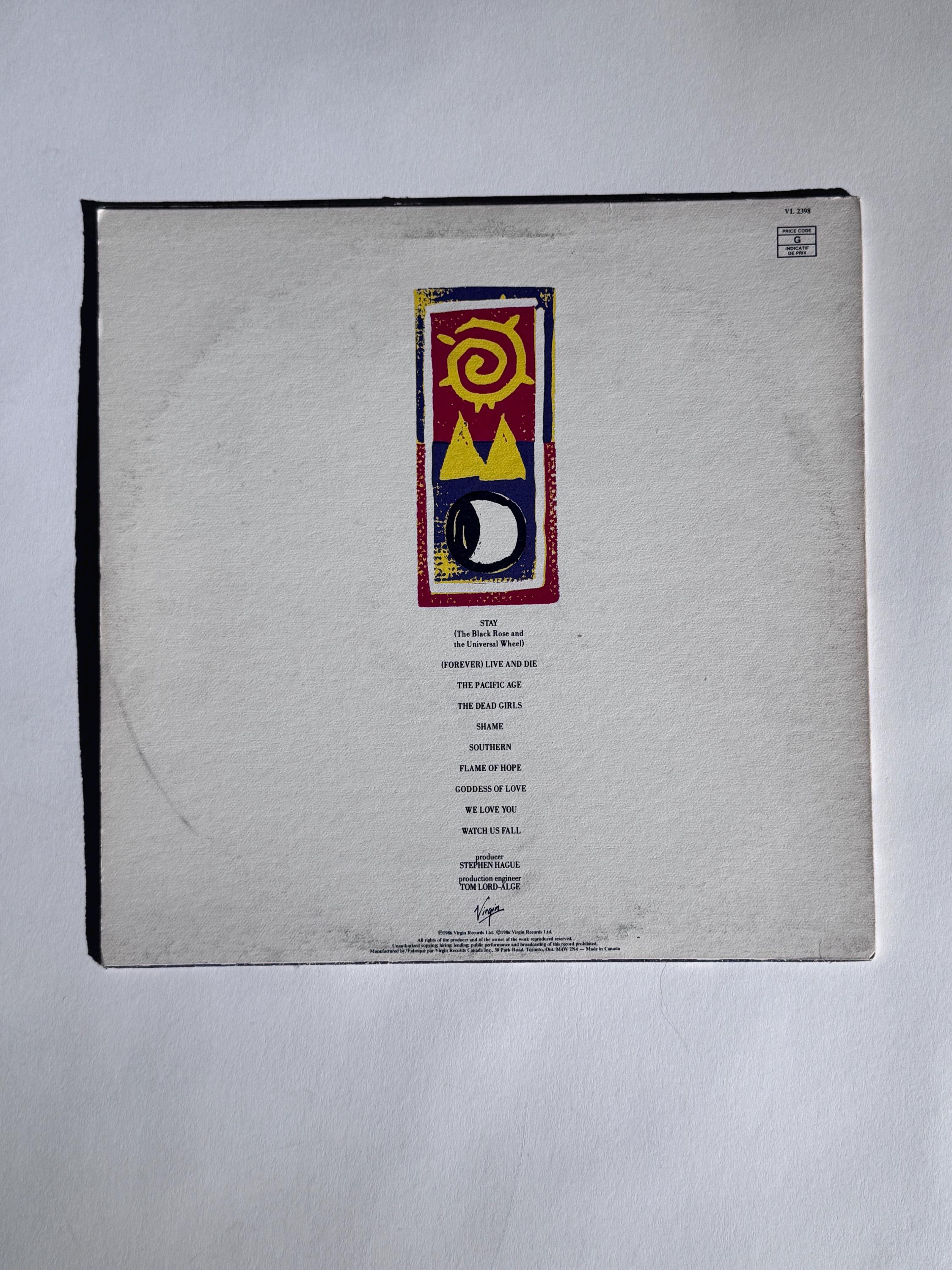Orchestral Manoeuvres in the Dark Pacific Age Vinyl LP – Virgin