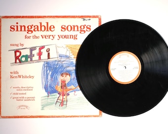 Raffi Singable Songs for the Very Young - Troubadour Records Vinyl LP Album