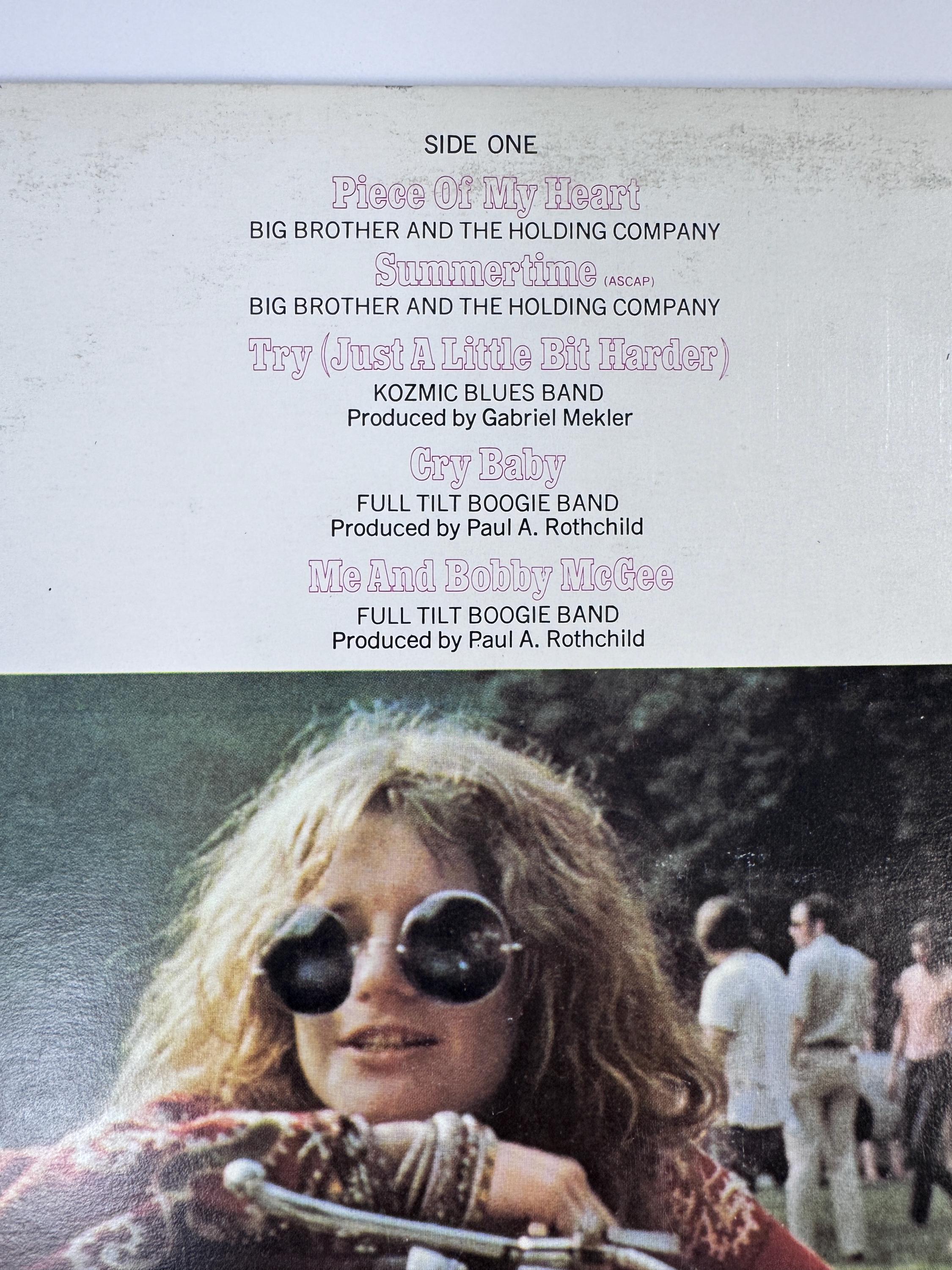 Janis Joplin Greatest Hits Vintage Vinyl LP Columbia PC 32168 Rock