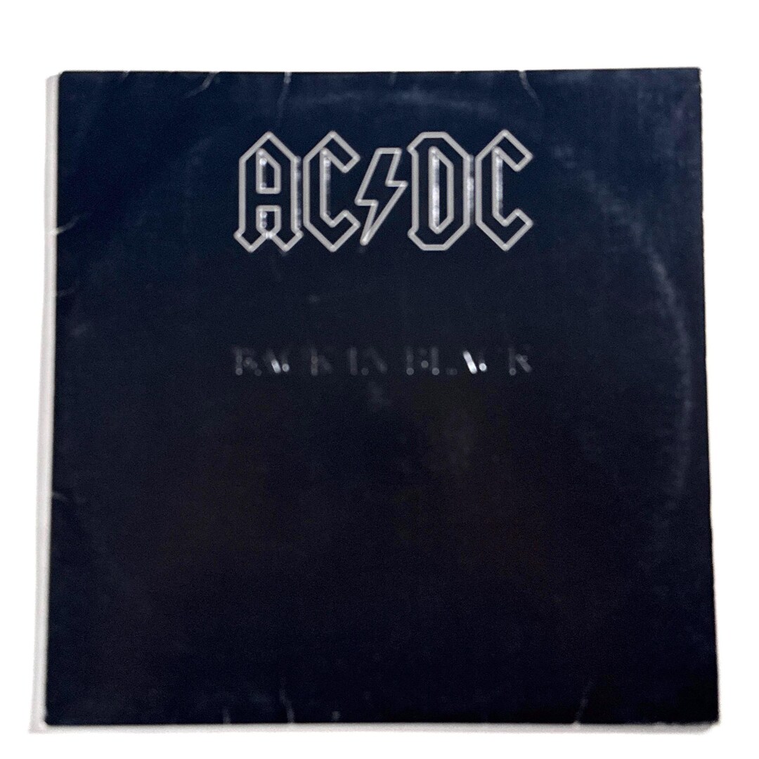AC/DC Back in Black Vinyl LP - 2003 Remastered Reissue, Mint