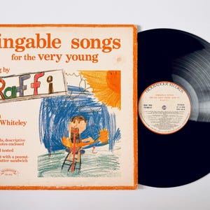Raffi Singable Songs for the Very Young - Troubadour Records Vinyl LP Album