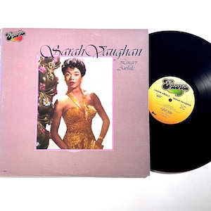 Sarah Vaughan – Linger Awhile (1980) – CBS Romantic Vocal Jazz Vinyl LP