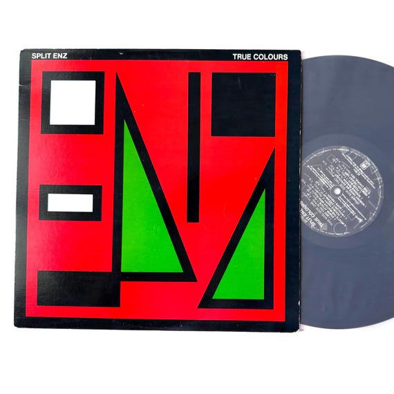 Split Enz True Colours Vinyl LP A&M Records Holographic Vinyl 1980