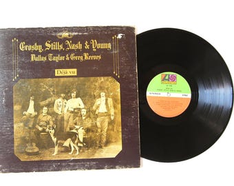 CSNY Déjà Vu 1970 vinyl-lp Atlantic SD 7200 Classic Rock