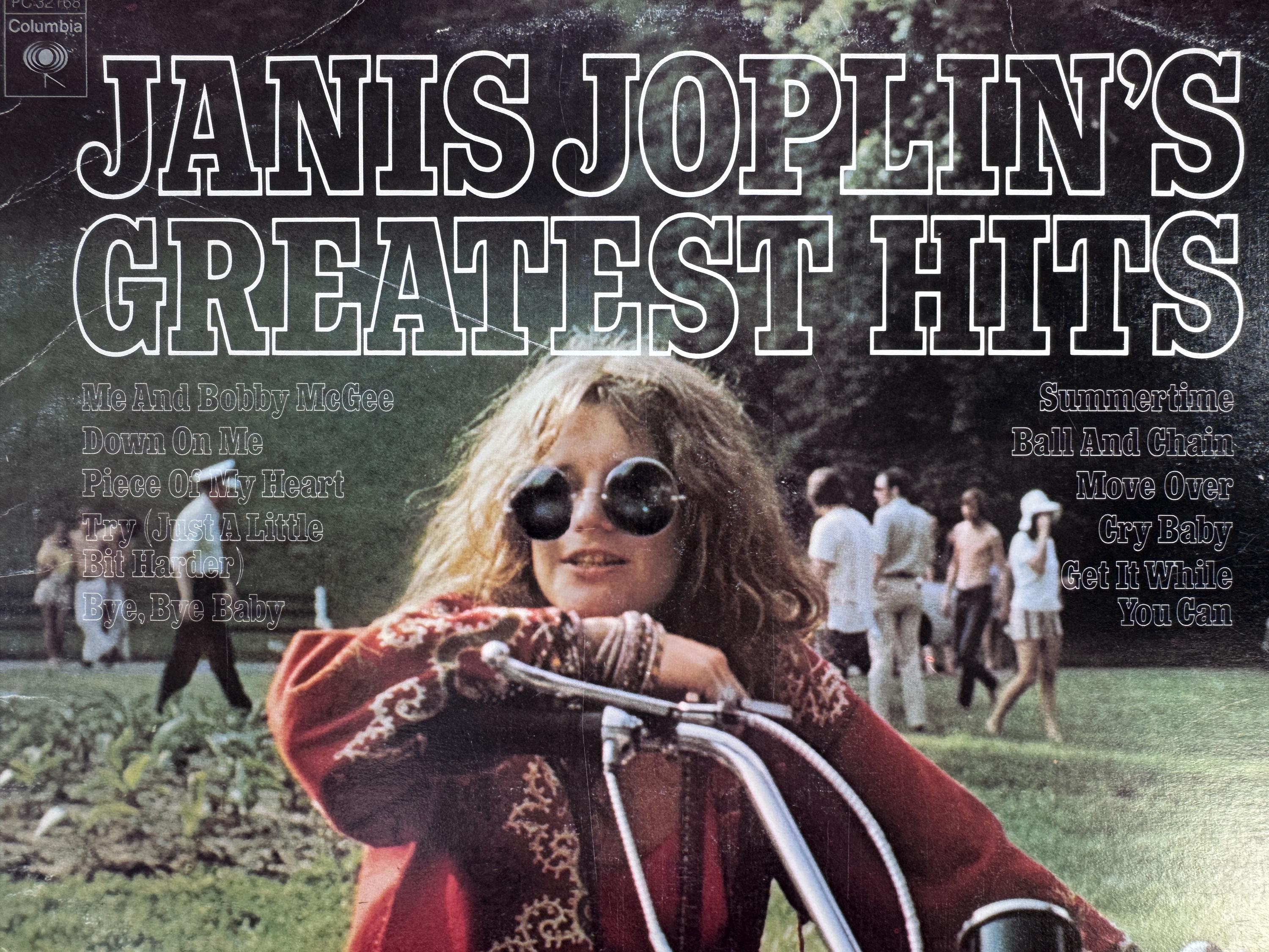 Janis Joplin Greatest Hits Vintage Vinyl LP Columbia PC 32168 Rock