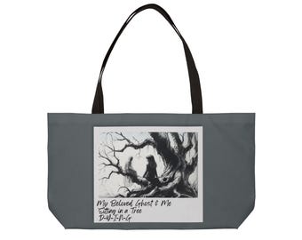 Artistic Weekender Tote Bag: Travel Beach Bag for Art Lovers