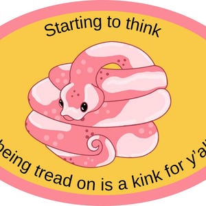 Tread On Me Daddy Sticker