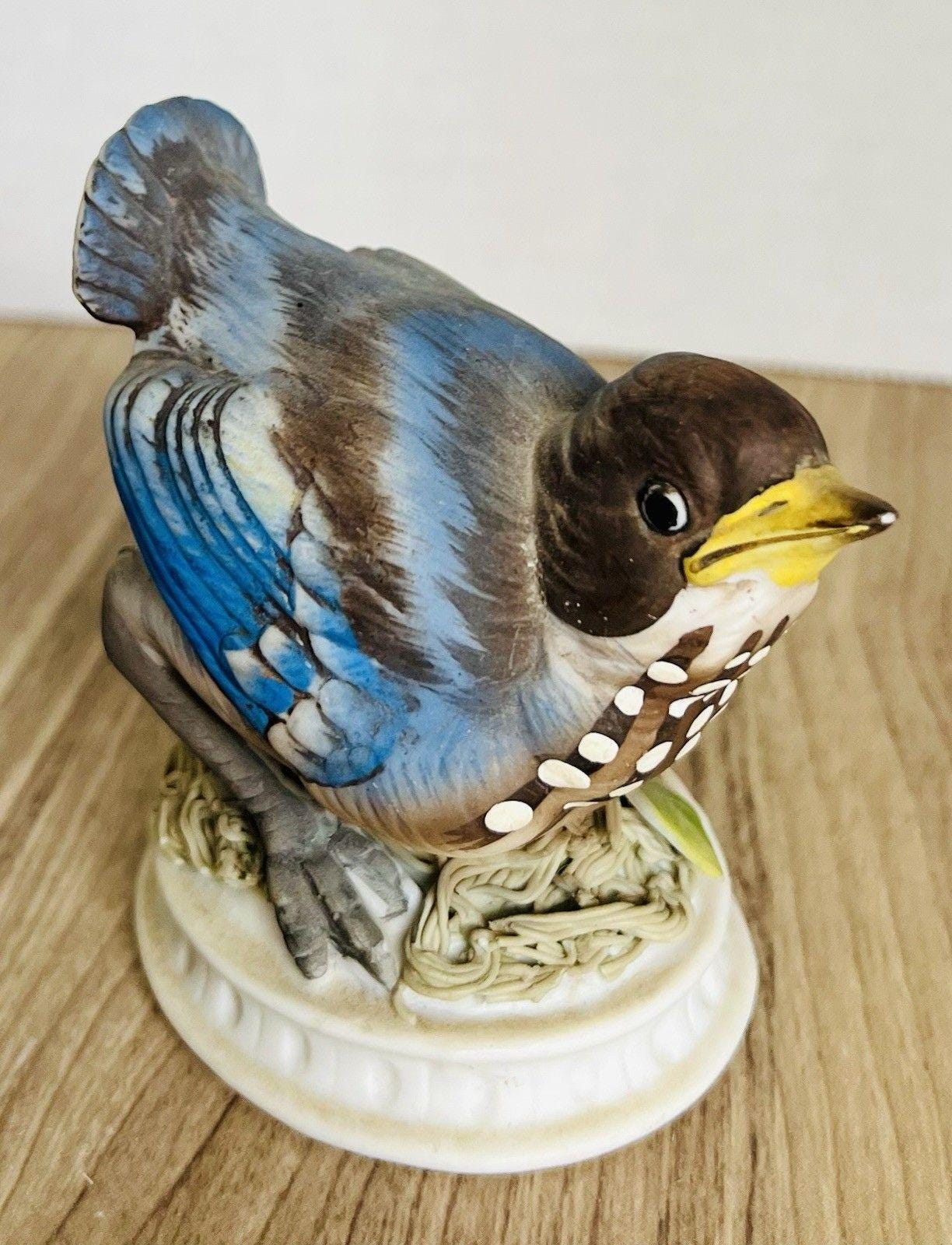Lefton China Bluebird Figurine - Etsy