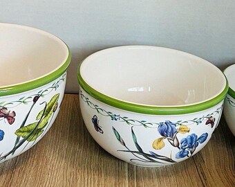 Set Of 3 Studio Nova "Garden Bloom" nesting mixing bowls Read