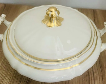 Franconia-Krautheim & Adelburg vintage porcelain covered vegetable serving dish