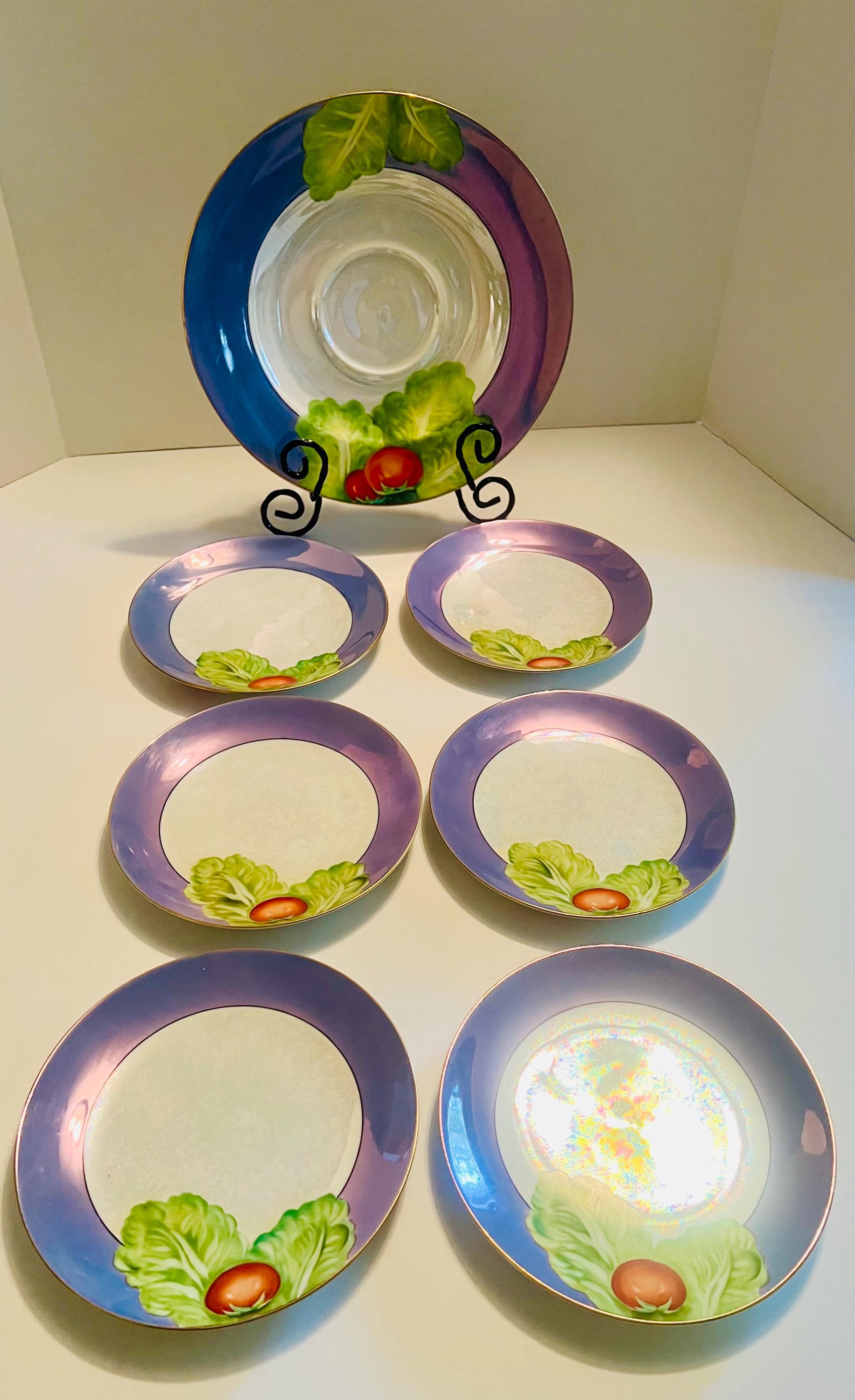 Lettuce Salad Plates - Etsy