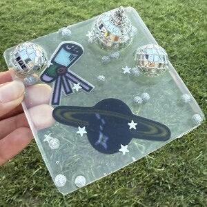 Niedliche Schmuckschale aus Resin / Schmuckschale / Untersetzer