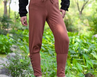 Linen Cotton Medieval Pants: LARP Renaissance Viking Costume