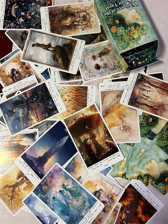 Tarot deck the star タロット 水彩 詩情あふれる日本のタロットカード