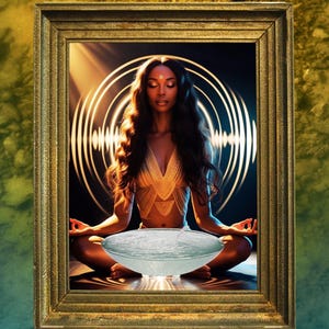 Frequency of Grace – Sound Healing Meditation Art