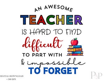 Regalo para profesores PNG, Regalo para profesores, Regalo de fin de curso para profesores, Descarga digital