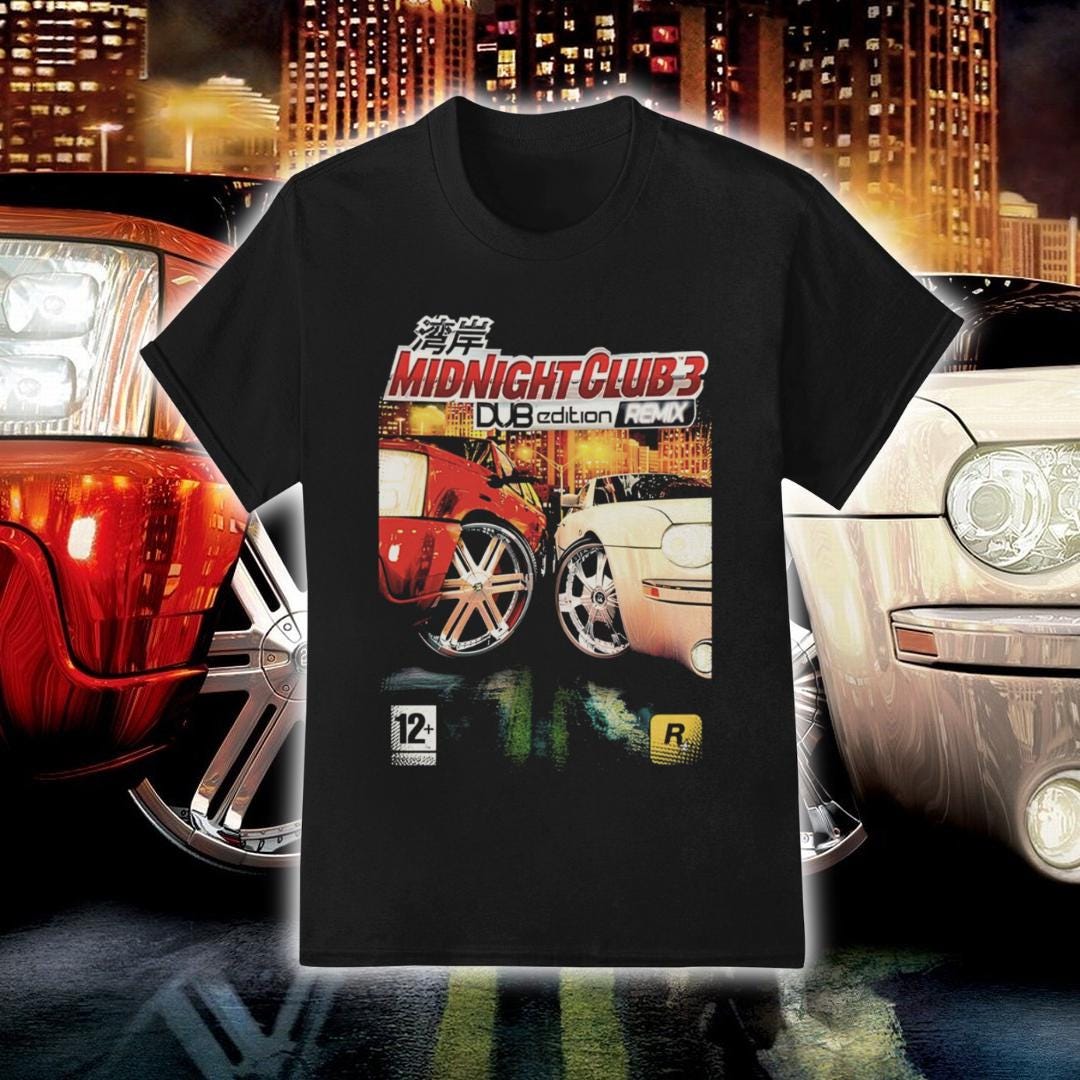 Sticker Midnight Club 3 Dub Edition - Qualité Premium Avec Reliefs - Compatible Xbox 360 Et PS2