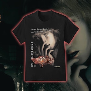 Clock Tower 3 Exclusive Vintage Horror Graphic Tee, Unisex Black T-Shirt, Apparel, Video Game Merch, Perfect for Gamers