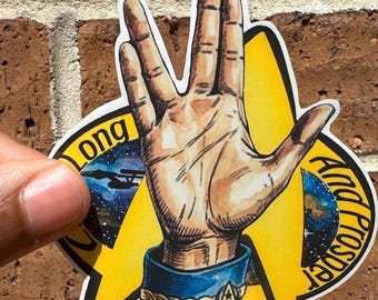 Star trek vinyl sticker