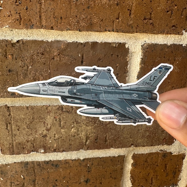 F16 vinyl sticker