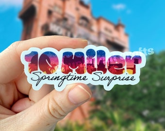 10 Miler Springtime Surprise RunDisney Sticker