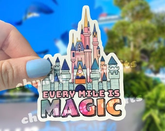 RunDisney Every Mile is Magic Sticker
