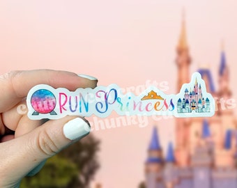RunDisney Princess Weekend Sticker | Princess 5k, 10, Half Marathon and Fairytale Challenge